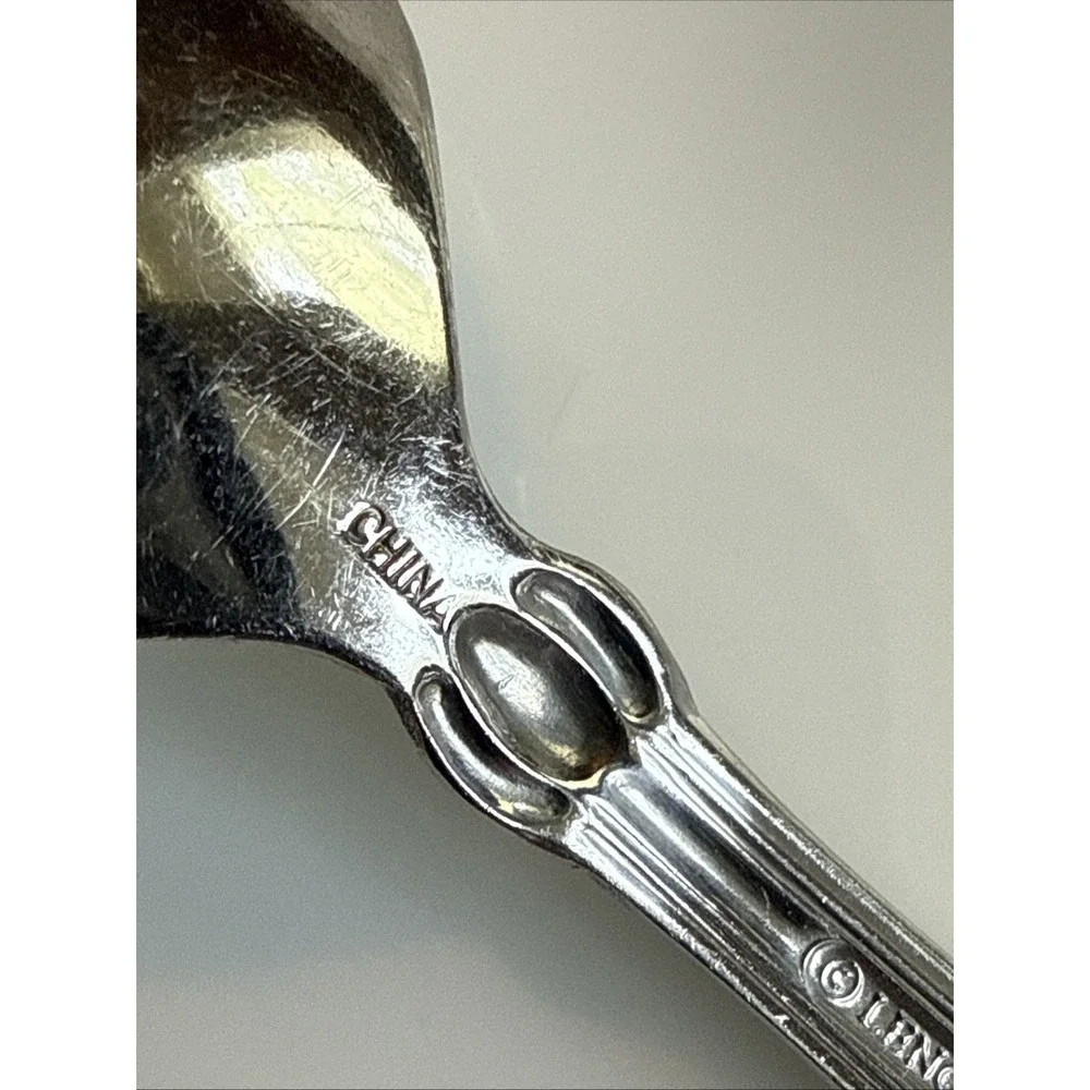 Lenox Chandelle 18/10 Stainless Tea Spoon 6 1/4 Inch Set of 2 Flatware  RARE
